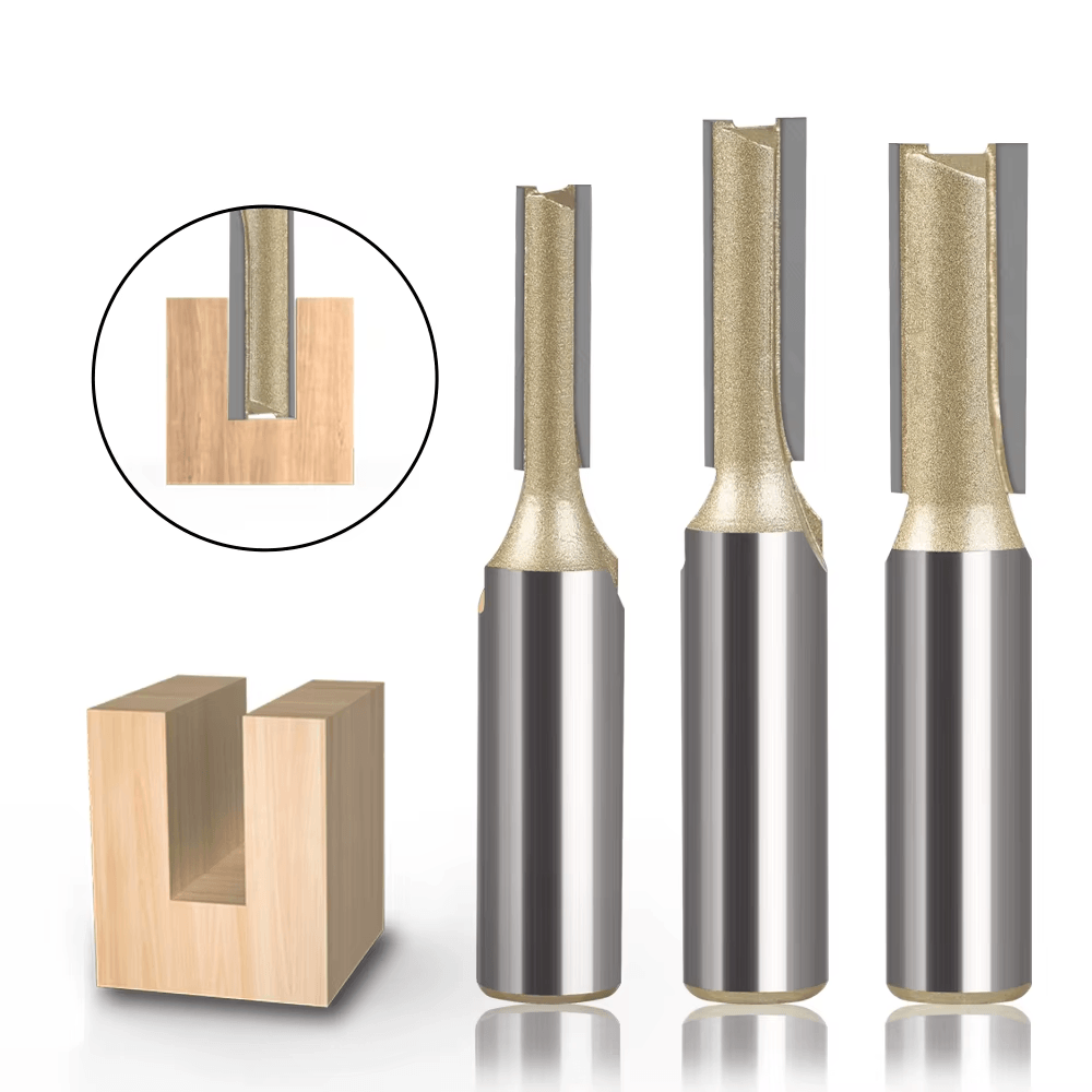 Fresa Reta para Tupia Haste de 12mm - StraiRouter - Akada Brasil