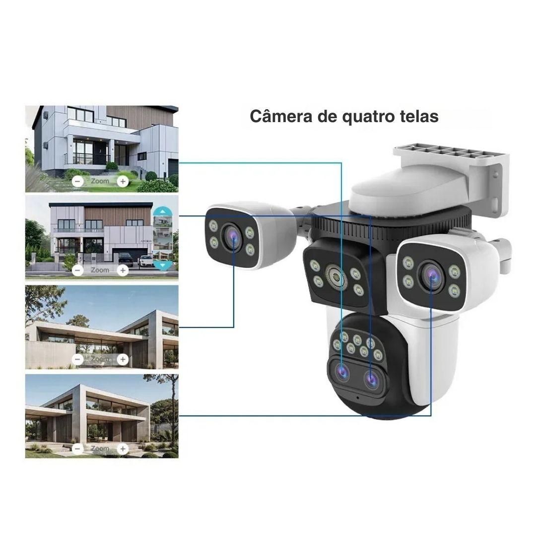 Câmera 10K com Zoom Óptico 10x e Quatro Lentes - Akada Brasil