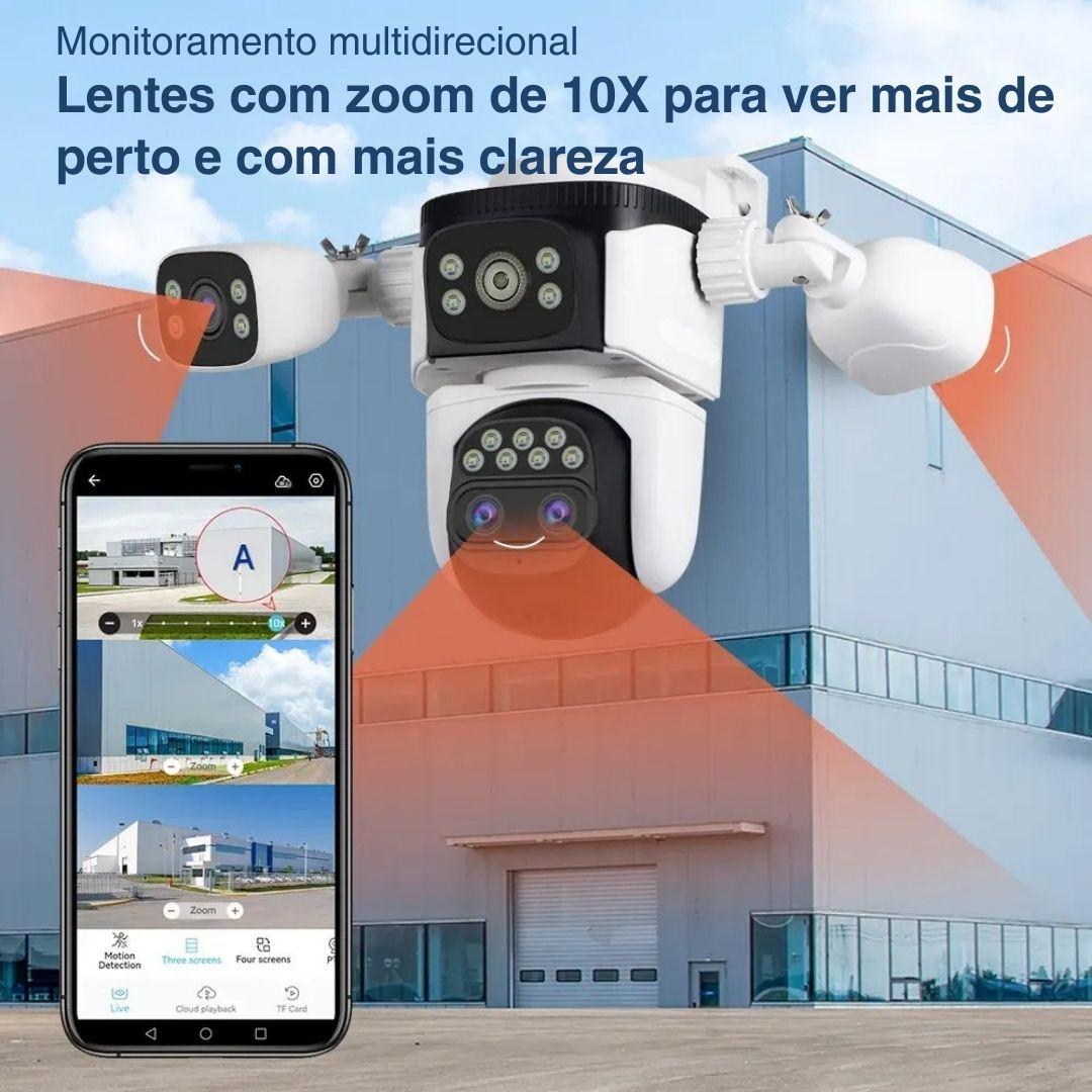 Câmera 10K com Zoom Óptico 10x e Quatro Lentes - Akada Brasil