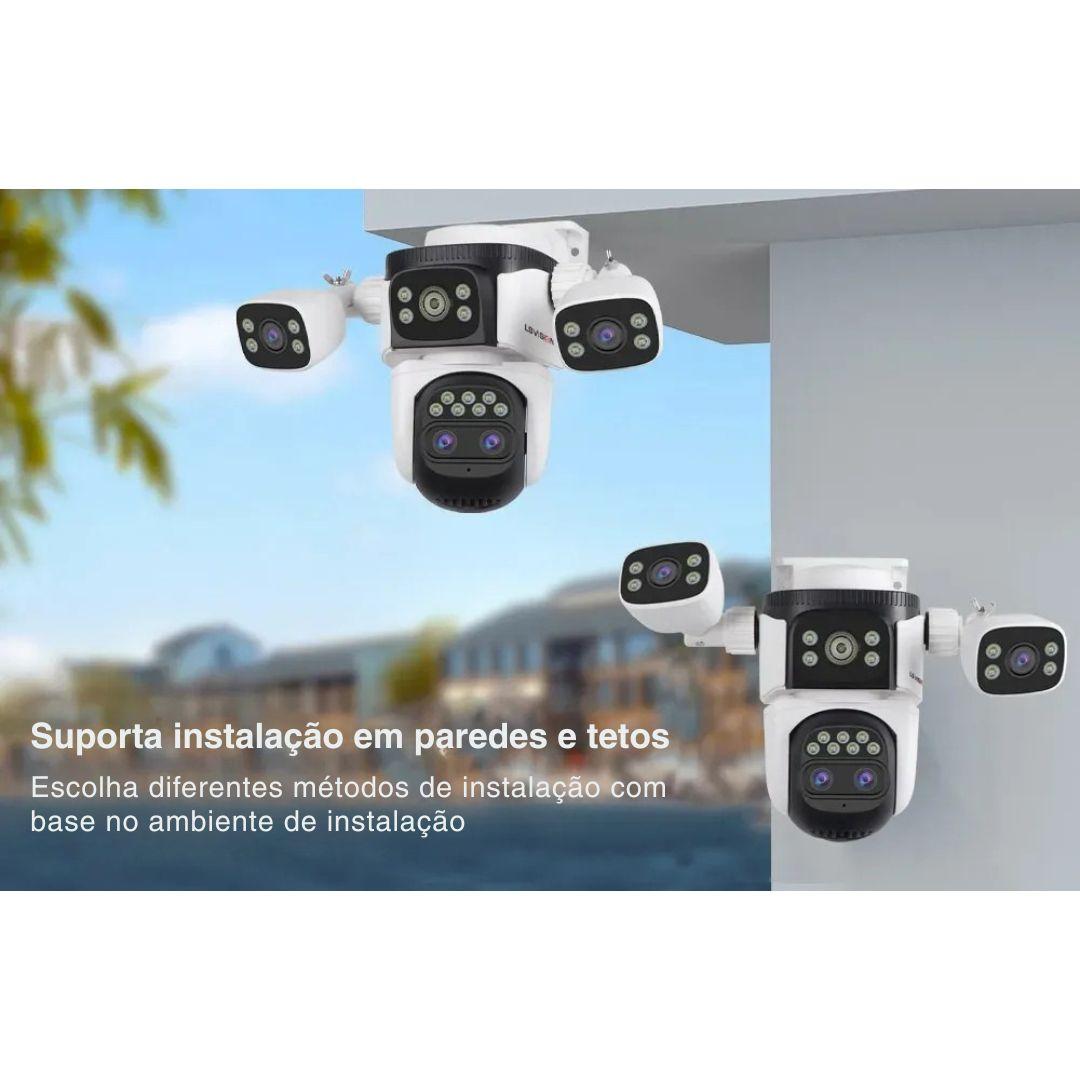 Câmera 10K com Zoom Óptico 10x e Quatro Lentes - Akada Brasil