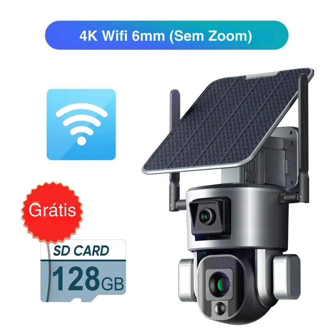 Câmera Solar 4K com Zoom Óptico 10X e Rastreamento - Akada Brasil