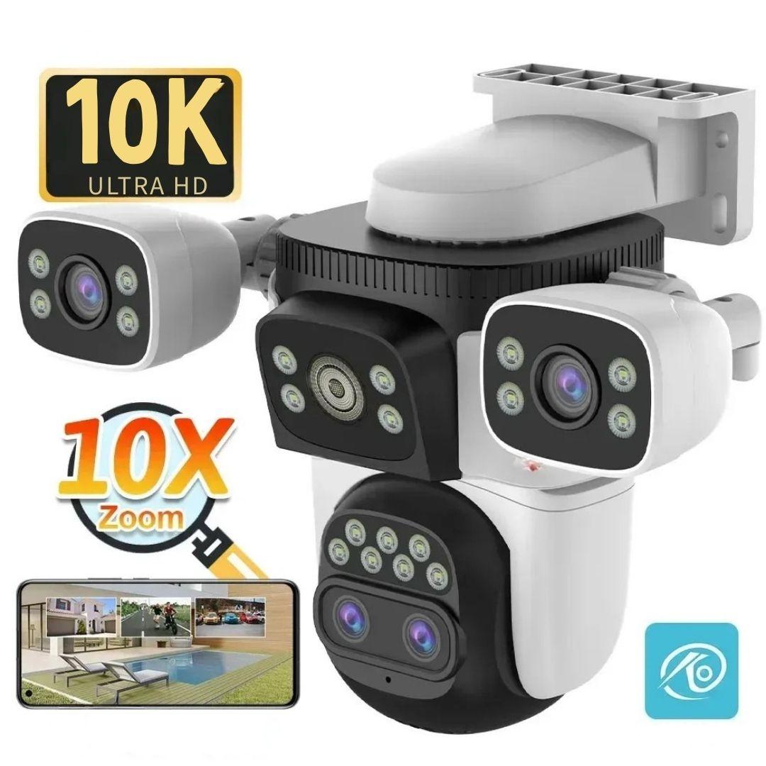 Câmera 10K com Zoom Óptico 10x e Quatro Lentes - Akada Brasil
