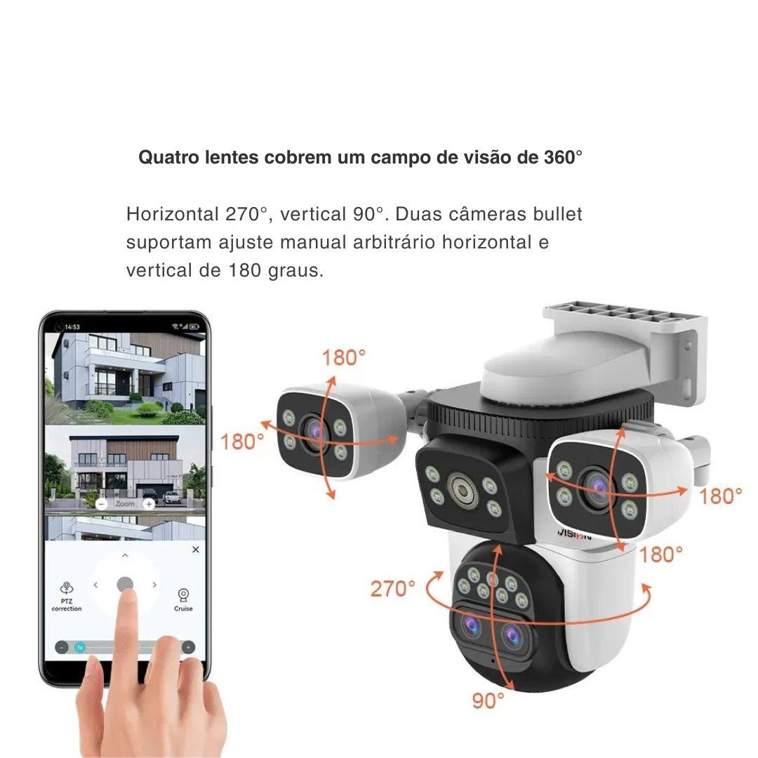 Câmera 10K com Zoom Óptico 10x e Quatro Lentes - Akada Brasil