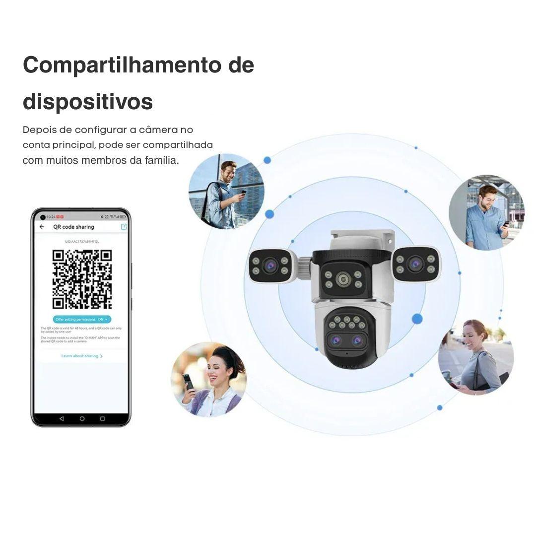 Câmera 10K com Zoom Óptico 10x e Quatro Lentes - Akada Brasil