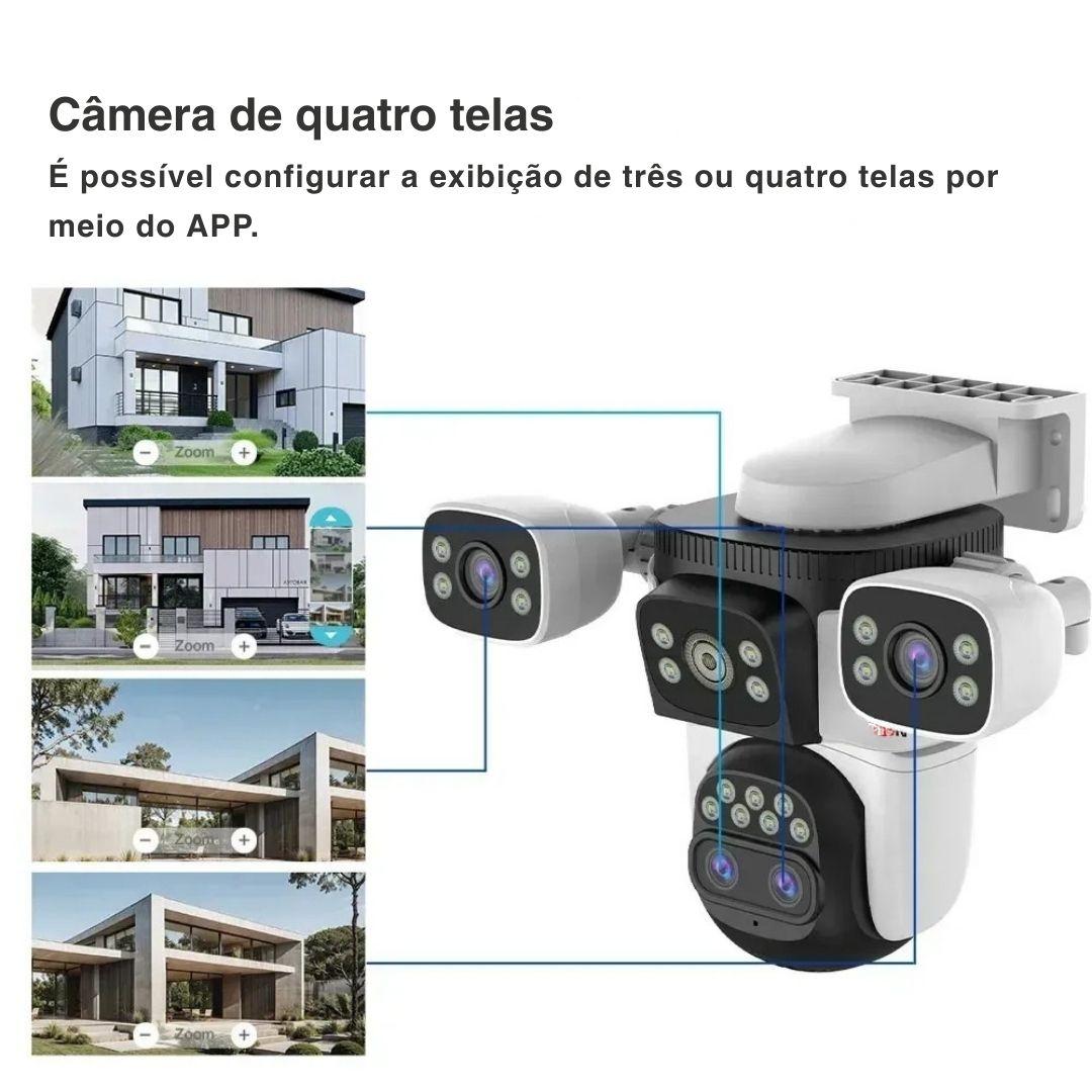 Câmera 10K com Zoom Óptico 10x e Quatro Lentes - Akada Brasil