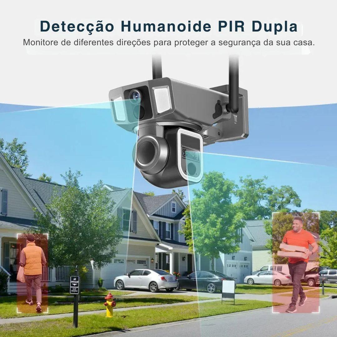 Câmera Solar 4G e Wi-Fi 12MP Dupla Lente com Zoom 10X