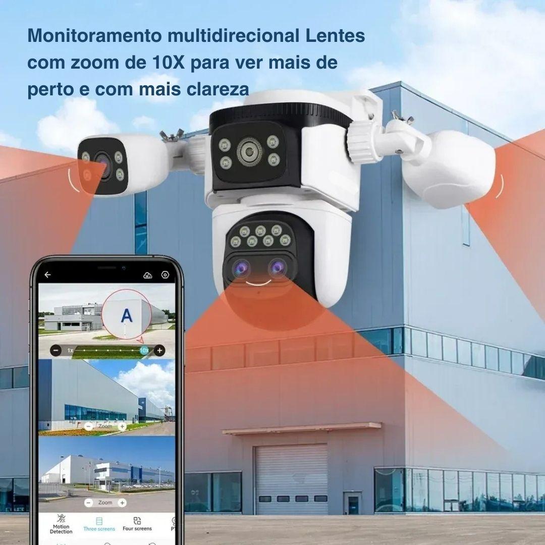 Câmera 10K com Zoom Óptico 10x e Quatro Lentes - Akada Brasil