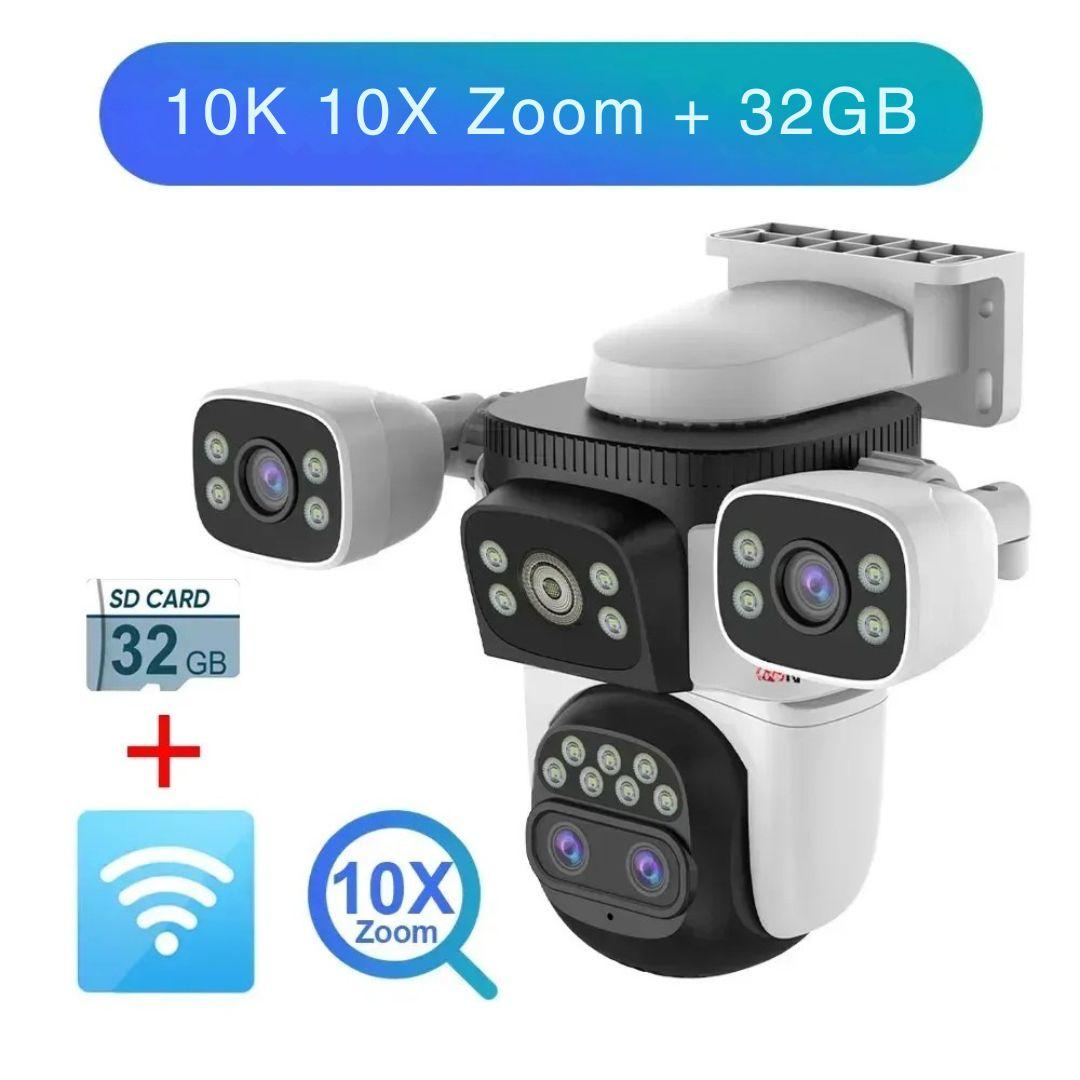 Câmera 10K com Zoom Óptico 10x e Quatro Lentes - Akada Brasil