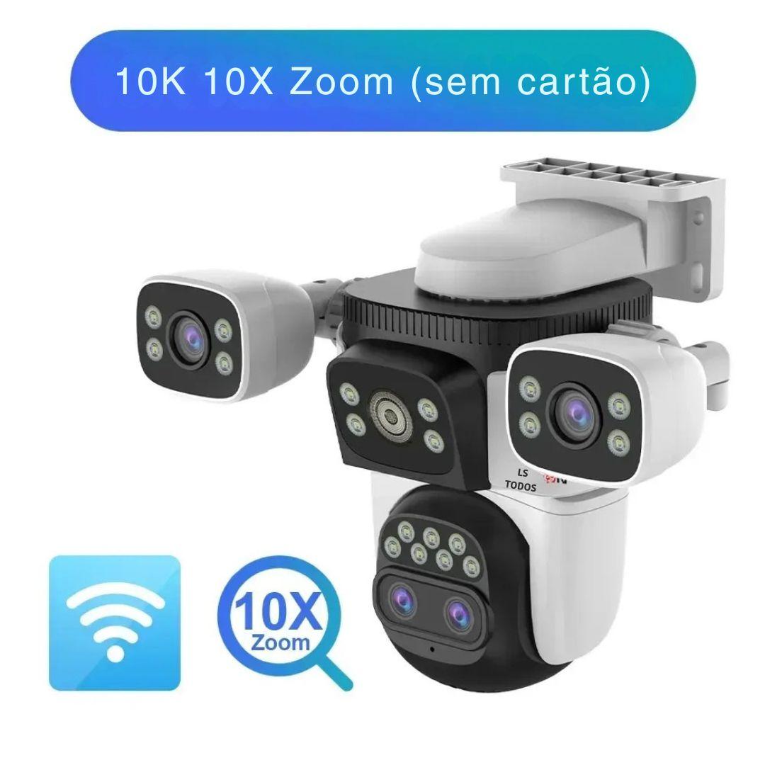 Câmera 10K com Zoom Óptico 10x e Quatro Lentes - Akada Brasil