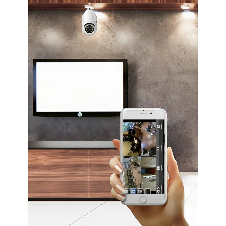Câmera de Segurança Wi-Fi IP Full HD com Visão Noturna e Áudio Bidirecional - Akada Brasil