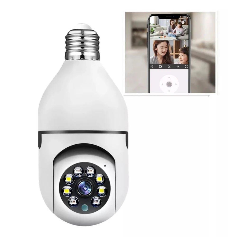 Câmera de Segurança Wi-Fi IP Full HD com Visão Noturna e Áudio Bidirecional - Akada Brasil