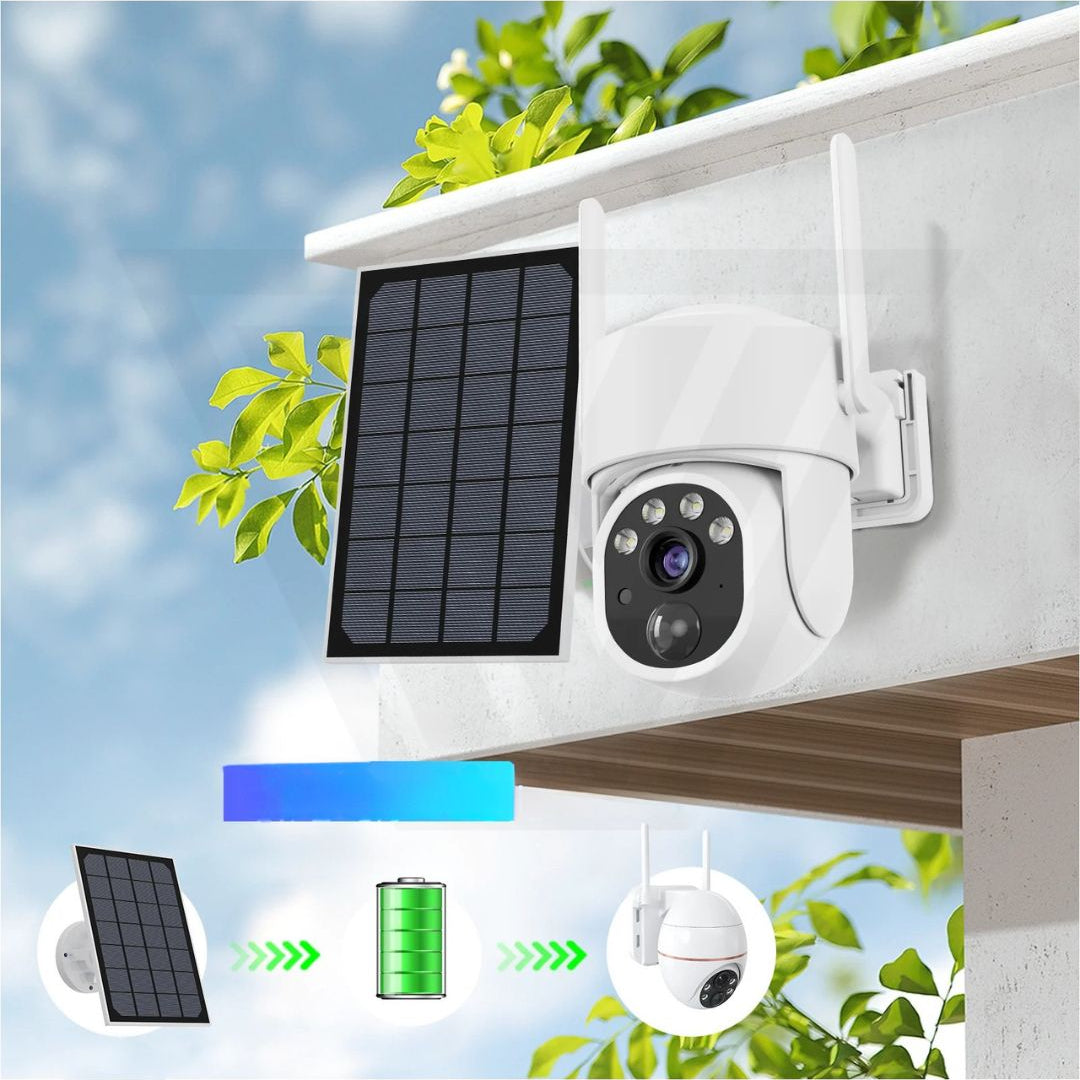 Câmera Solar WiFi 5MP com Detecção Humana e Zoom 5X - Akada Brasil