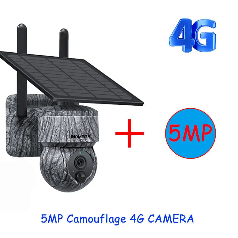 Câmera Solar PTZ 5MP Wi-Fi e 4G com Áudio Bidirecional - Akada Brasil