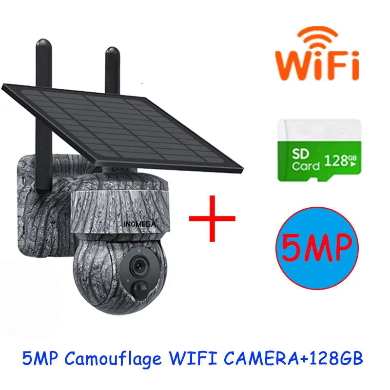 Câmera Solar PTZ 5MP Wi-Fi e 4G com Áudio Bidirecional - Akada Brasil