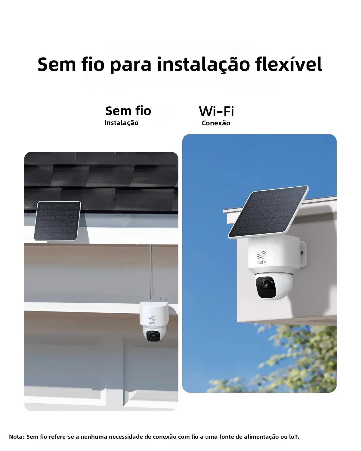 Câmera de Segurança Solar SoloCam 360° 2K - Akada Brasil