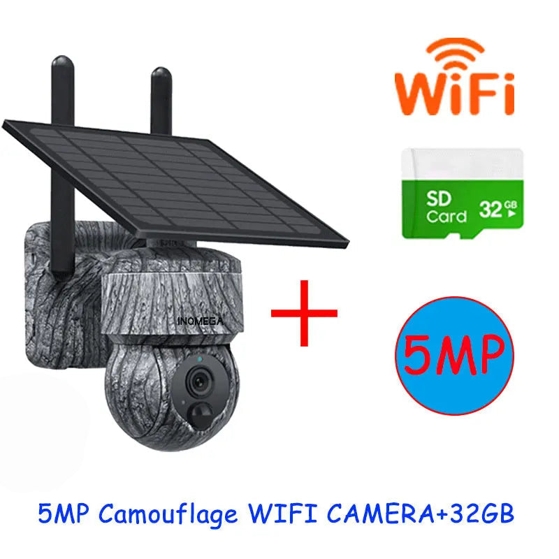 Câmera Solar PTZ 5MP Wi-Fi e 4G com Áudio Bidirecional - Akada Brasil
