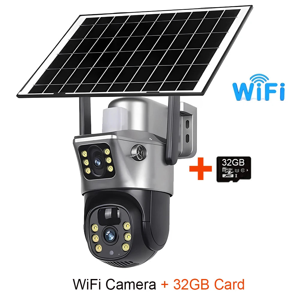 Câmera Solar 4K com Lente Dupla e 4G/WiFi - Akada Brasil