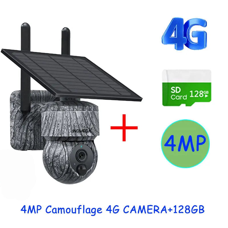 Câmera Solar PTZ 5MP Wi-Fi e 4G com Áudio Bidirecional - Akada Brasil