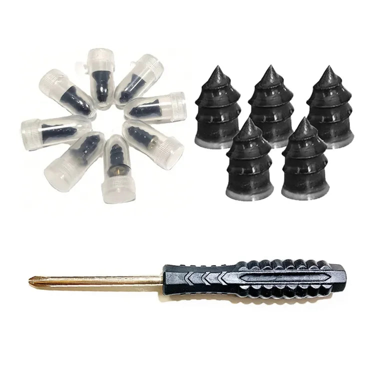 10/30 pçs reparação de pneus de carro conjunto de unhas de borracha universal carro motocicleta reparação de pneus unhas caminhão scooter bicicleta pneu punctura ferramenta de reparo