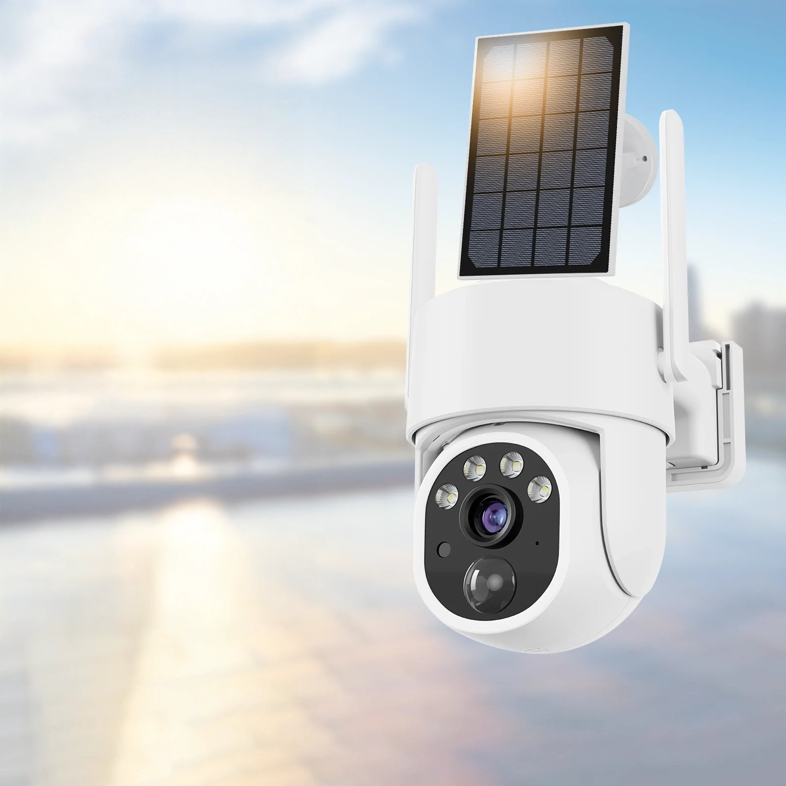 Câmera Solar WiFi 5MP com Detecção Humana e Zoom 5X - Akada Brasil