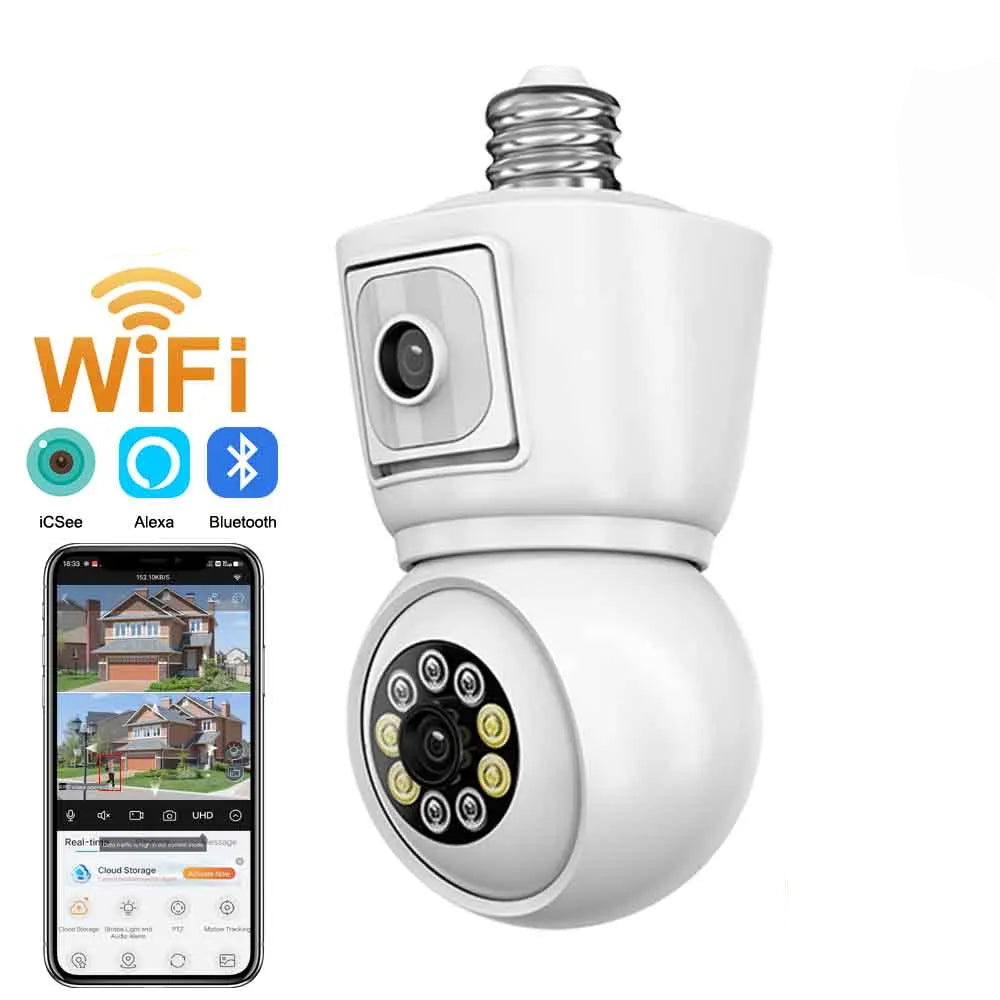Câmera WiFi 4K com Visão Noturna e Áudio Bidirecional - Akada Brasil