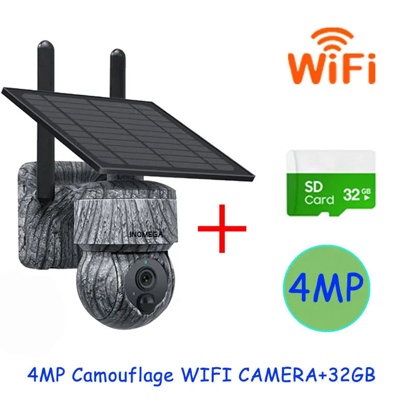 Câmera Solar PTZ 5MP Wi-Fi e 4G com Áudio Bidirecional - Akada Brasil