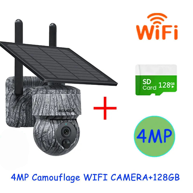 Câmera Solar PTZ 5MP Wi-Fi e 4G com Áudio Bidirecional - Akada Brasil