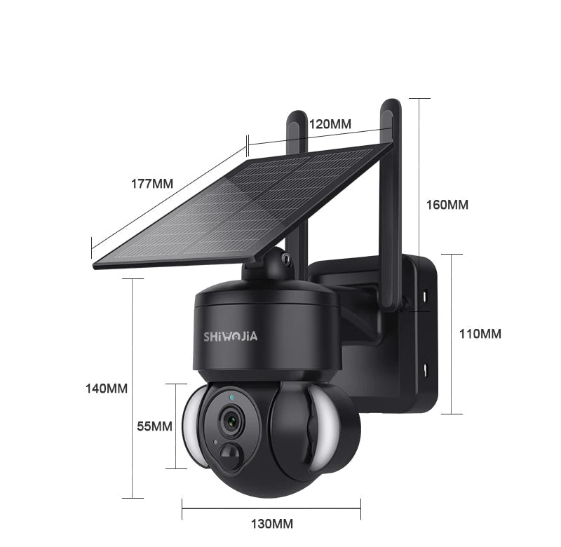 Câmera Solar 4G/WiFi com Visão Noturna 4MP - Akada Brasil