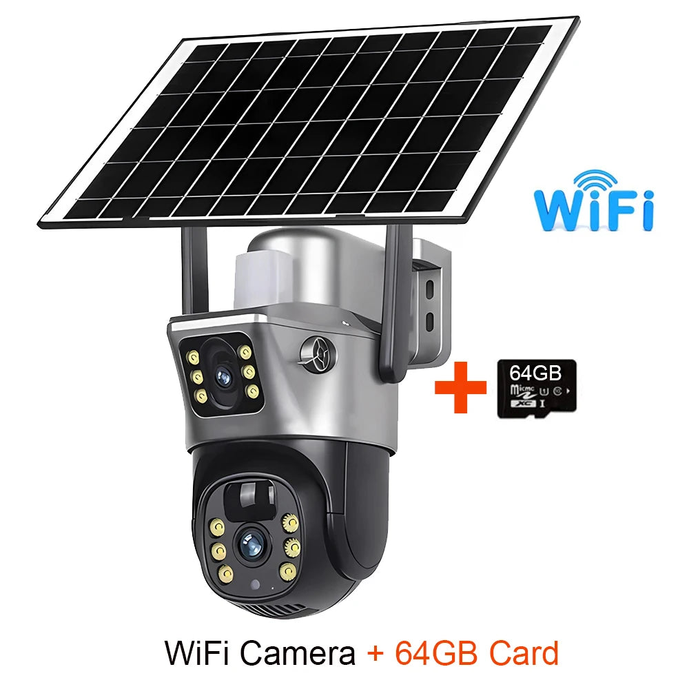 Câmera Solar 4K com Lente Dupla e 4G/WiFi - Akada Brasil