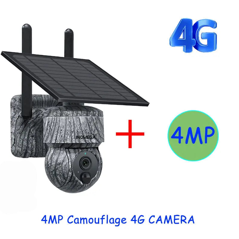 Câmera Solar PTZ 5MP Wi-Fi e 4G com Áudio Bidirecional - Akada Brasil