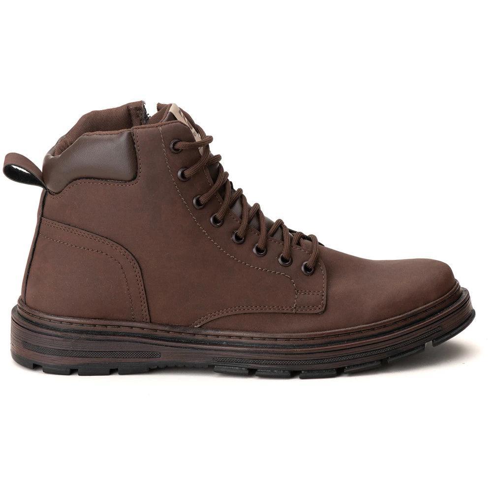 Bota Coturno EcoStep Masculino Com Ziper e Solado de Borracha Costurado Antiderrapante - Akada Brasil