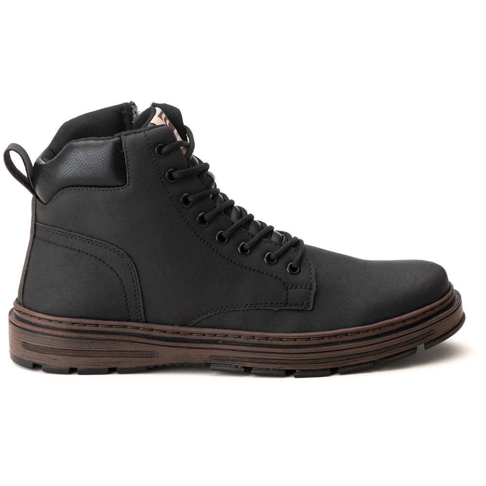 Bota Coturno EcoStep Masculino Com Ziper e Solado de Borracha Costurado Antiderrapante - Akada Brasil