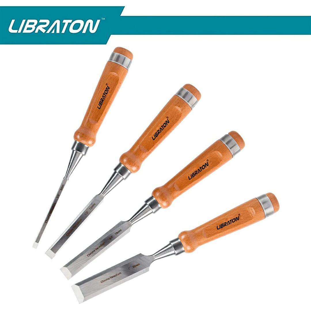 Kit Formões com Bolsa de couro - Libraton - Akada Brasil