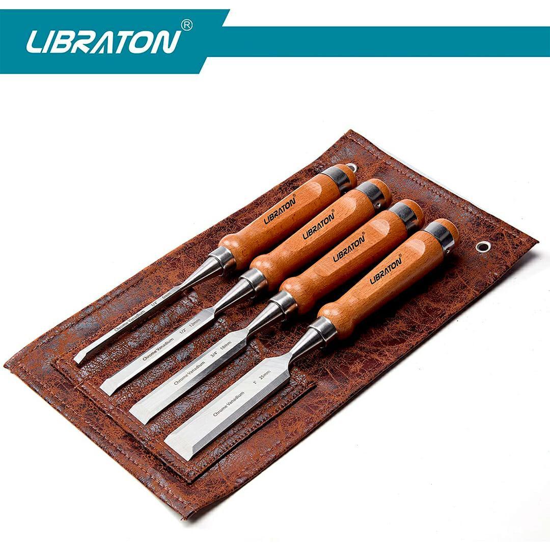 Kit Formões com Bolsa de couro - Libraton - Akada Brasil