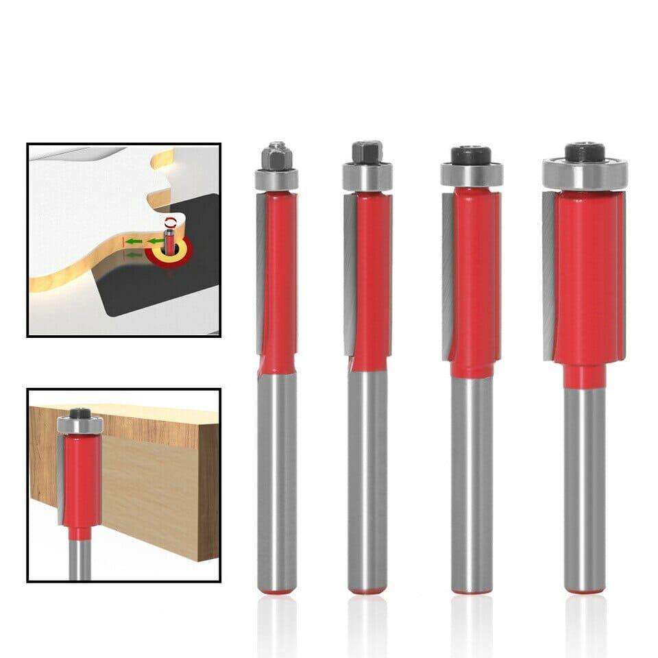 Fresa Reta Longa de 6mm com Rolamento – RouterLong - Akada Brasil