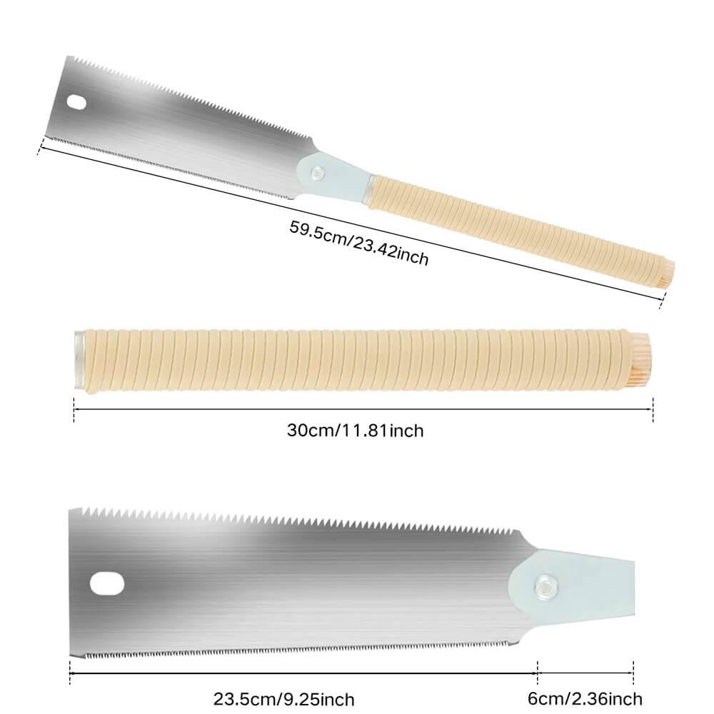 Kit 2 Serrotes Japonês Ryoba Duplo Dente Akada + 1 Serrote de Brinde - Akada Brasil