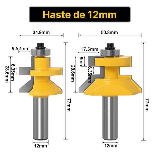 Kit Fresas de 12mm para Porta Mexicana – RouterMexican - Akada Brasil