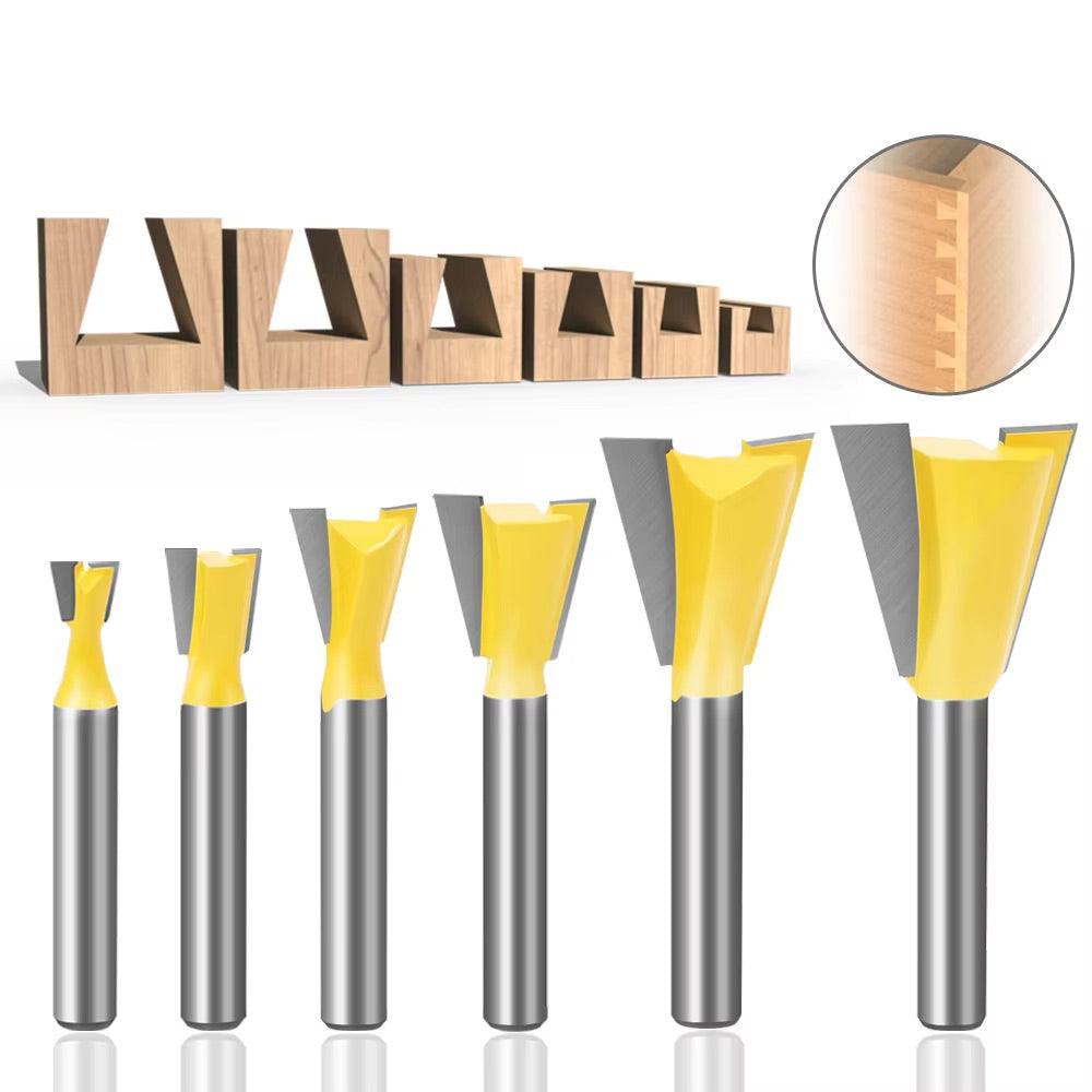 Kit Fresas Rabo de Andorinha Haste 6mm - MegaRouter - Akada Brasil