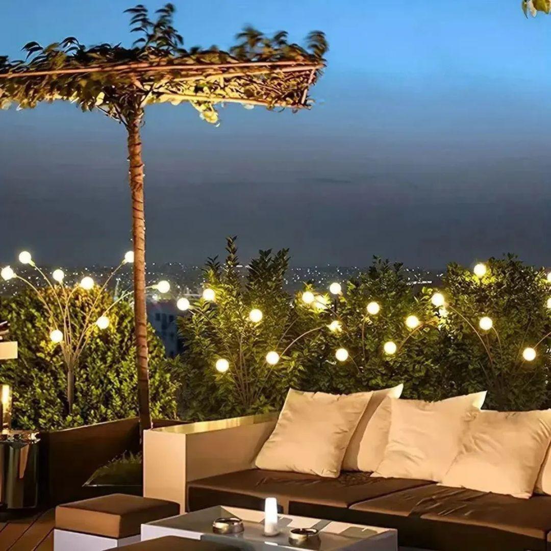 Lâmpada Solar LED para Jardim - 6/8/10 Luzes - Akada Brasil