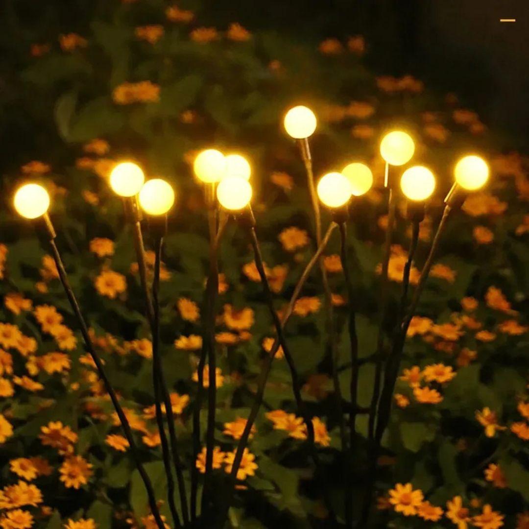 Lâmpada Solar LED para Jardim - 6/8/10 Luzes - Akada Brasil