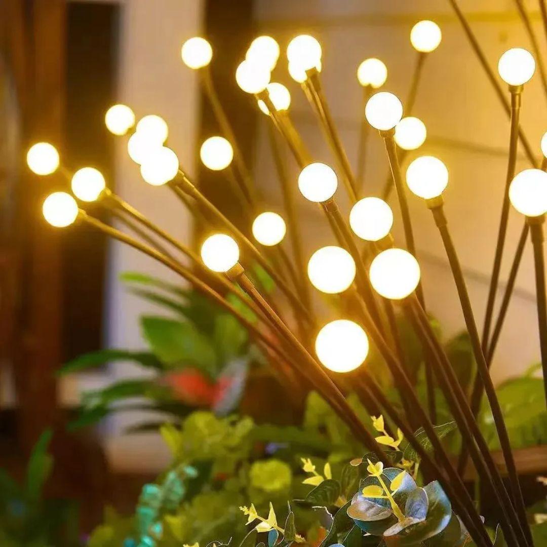 Lâmpada Solar LED para Jardim - 6/8/10 Luzes - Akada Brasil