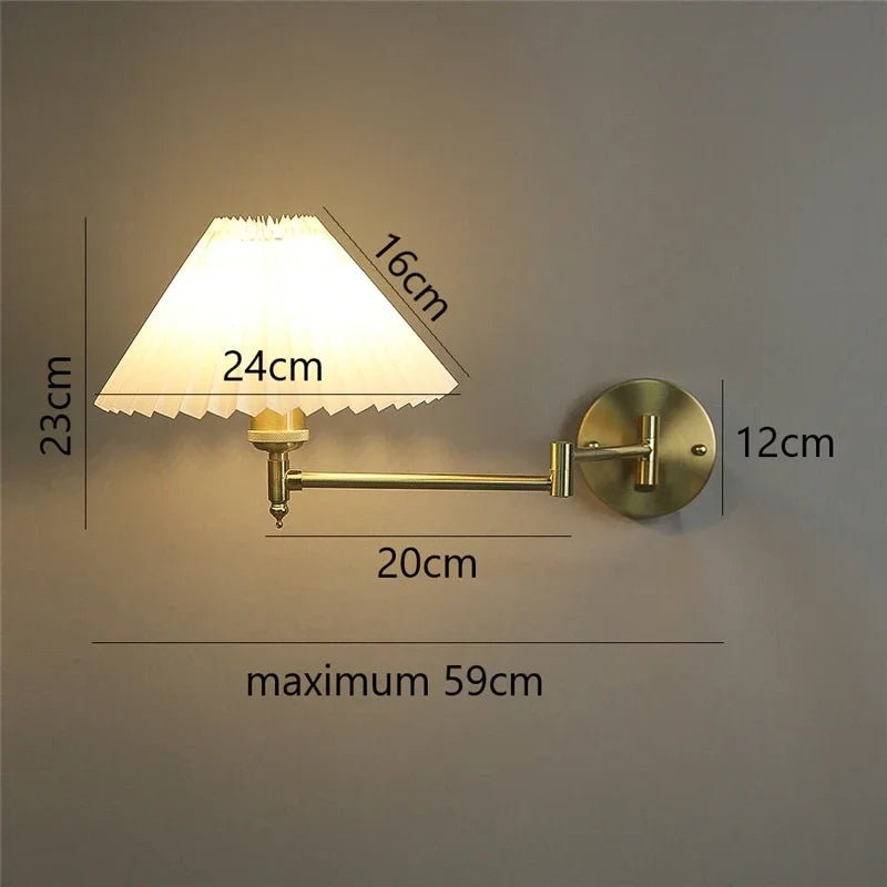 Luminária de Parede Dobrável e Rotativa Moderna - Akada Brasil