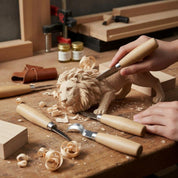 Faca de Escultura em Madeira Ergonômica de Alta Precisão