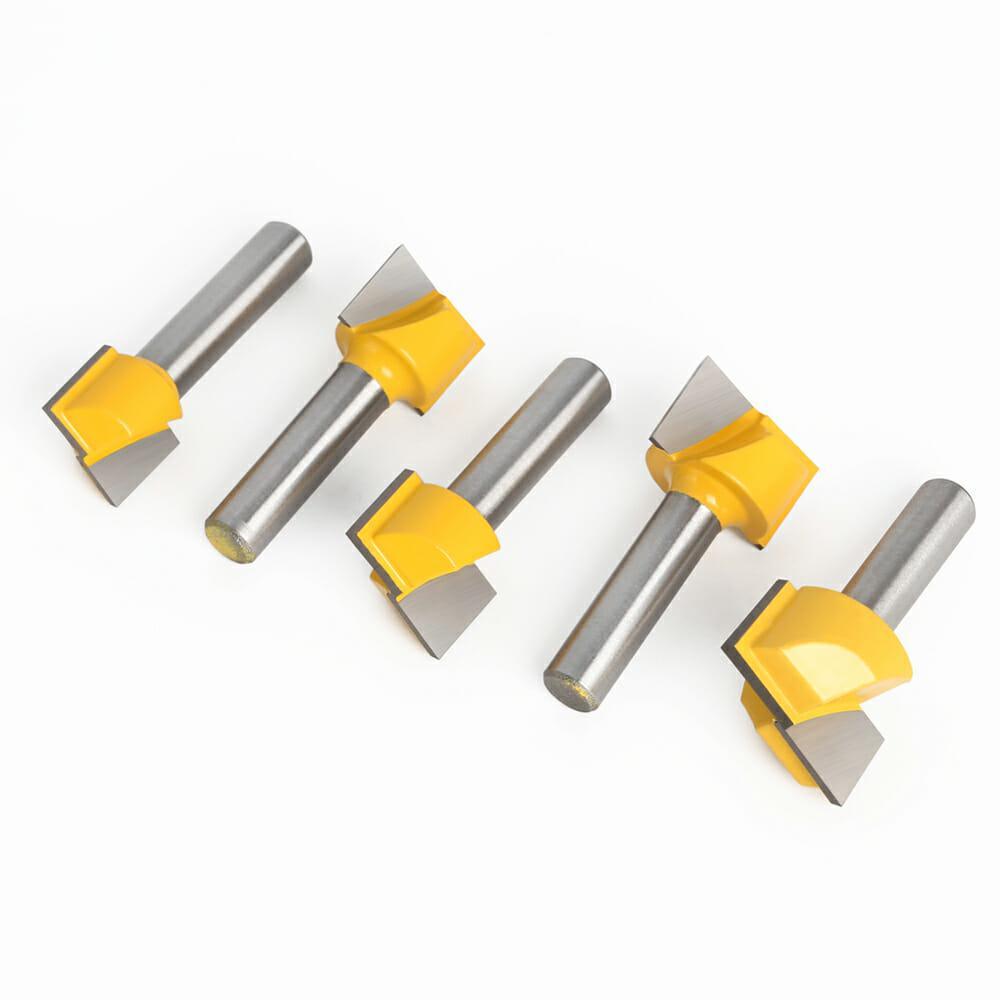 Kit Fresas para Aplainar Madeira Haste de 8mm - RouterLevel