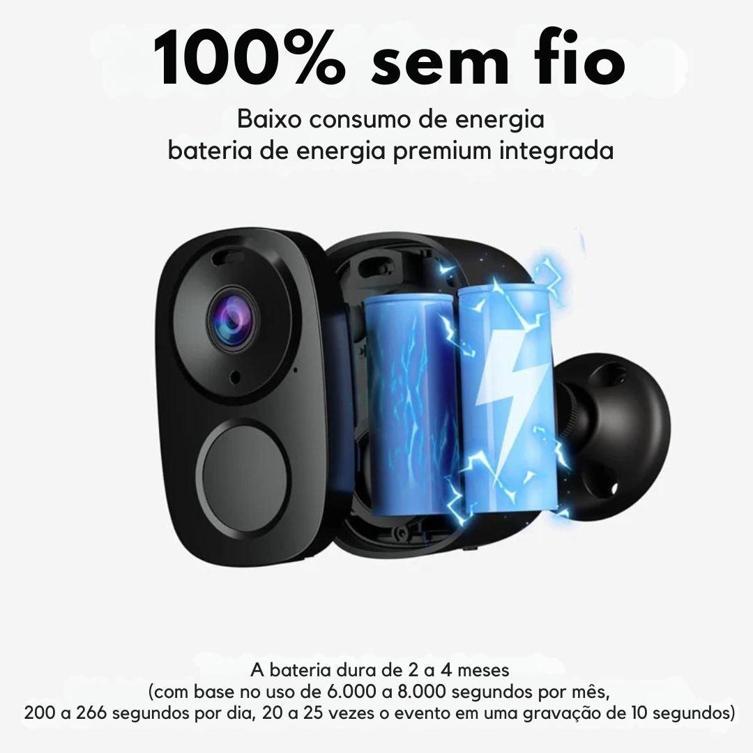Câmera Solar Wi-Fi 2K com Visão Noturna - Akada Brasil