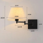 Luminária de Parede com Braço Dobrável