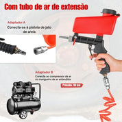 Pistola de Jato de Areia Akada Remova Ferrugem e Manchas com Facilidade