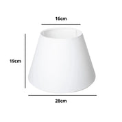 Cúpula de Abajur em Tecido de Algodão e Acetato – Soquete E27