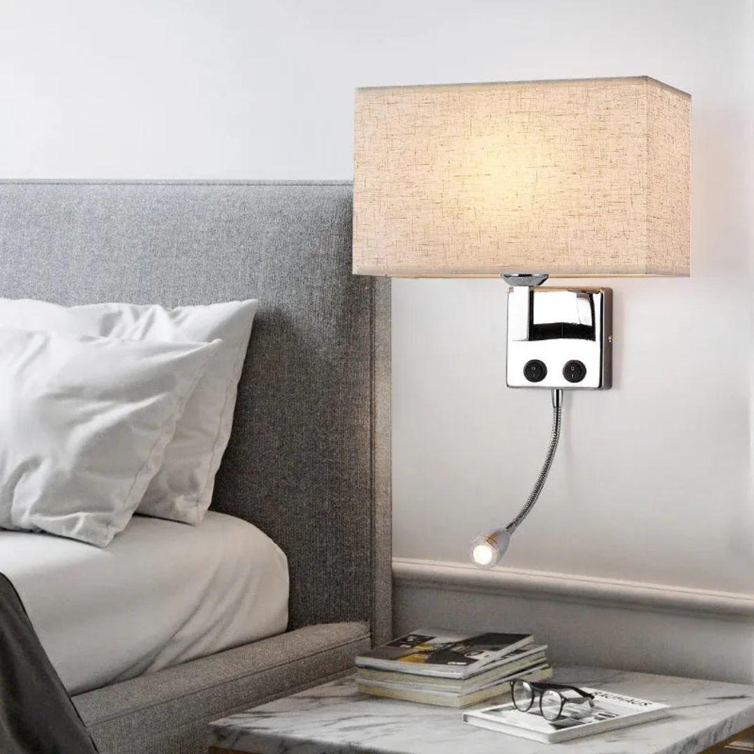 Luminária de Parede com Spot LED Flexível