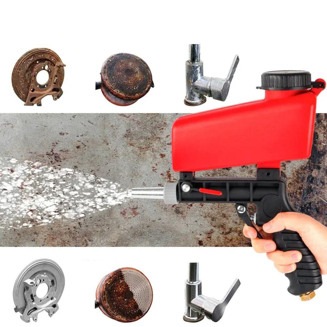 Pistola de Jato de Areia Akada Remova Ferrugem e Manchas com Facilidade